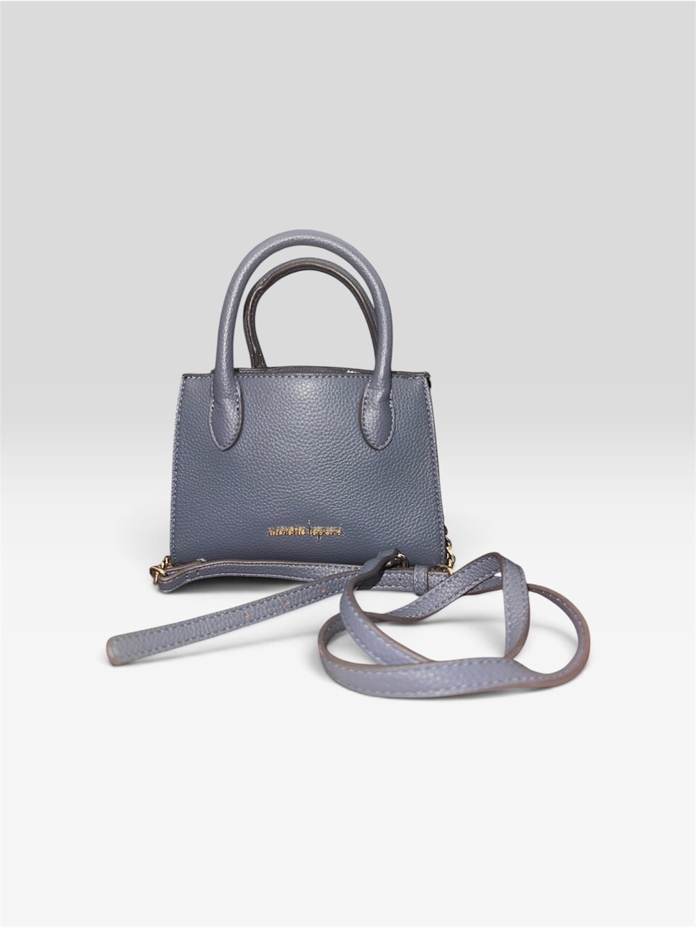 Nanette Lepore Small Top-Handle Crossbody Bag in Dusty Blue-Grey